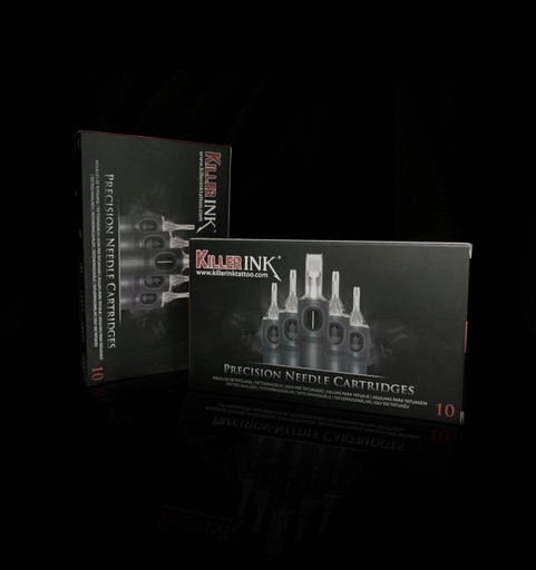 Box of 20 Killer Ink Precision Needle Cartridges - Round Liners